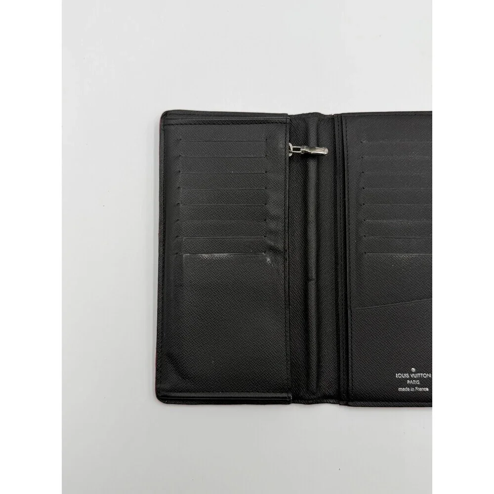 Louis Vuitton Brazza Damier Graphite Alps Sticker Wallet Men's Limited Edition